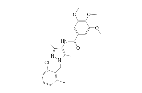 N-[1-(2-chloro-6-fluorobenzyl)-3,5-dimethyl-1H-pyrazol-4-yl]-3,4,5-trimethoxybenzamide