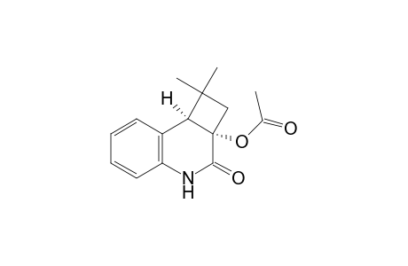 cis-2a-(Acetyloxy)-2,2a,4,8b-tetrahydro-1,1-dimethylcyclobuta[c]quinolin-3(1H)-one