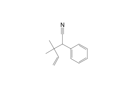 3,3-Dimethyl-2-phenyl-4-pentenenitrile