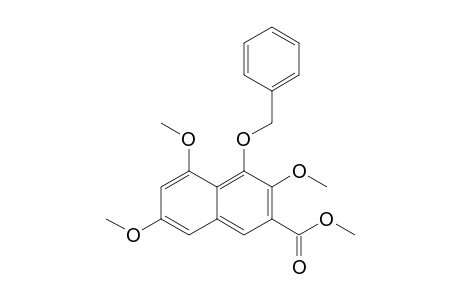 Methyl 1-benzoxy-2,6,8-trimethoxynaphthalene-3-carboxylate