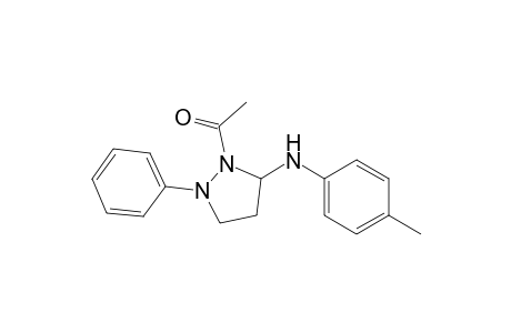 1-[2-phenyl-5-(p-toluidino)pyrazolidin-1-yl]ethanone