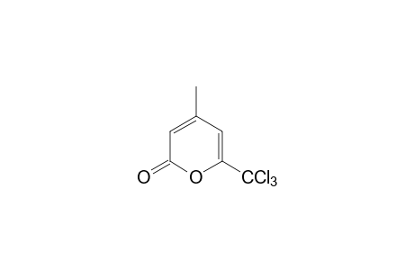 4-methyl-6-(trichloromethyl)-2H-pyran-2-one