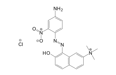 2-Naphthalenaminium, 8-[(4-amino-2-nitrophenyl)azo]-7-hydroxy-N,N,N-trimethyl-, chloride
