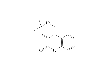 2,2-Dimethyl-2H-pyano[4,5-c]coumarine