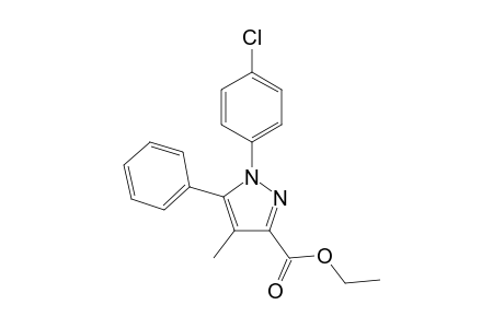 Ethyl 1-(4-chlorophenyl)-4-methyl-5-phenyl-1H-pyrazole-3-carboxylate