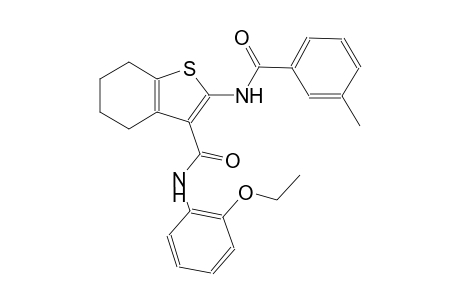 benzo[b]thiophene-3-carboxamide, N-(2-ethoxyphenyl)-4,5,6,7-tetrahydro-2-[(3-methylbenzoyl)amino]-