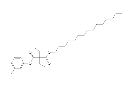 Diethylmalonic acid, 3-methylphenyl pentadecyl ester