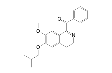 1-BENZOYL-6-ISOBUTYLOXY-7-METHOXY-3,4-DIHYDROISOQUINOLINE