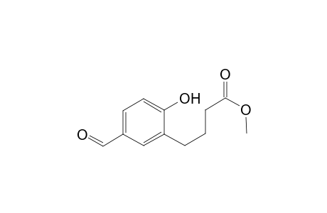 4-(2-Hydroxy-5-formyl-phenyl)-butyric acid methyl ester