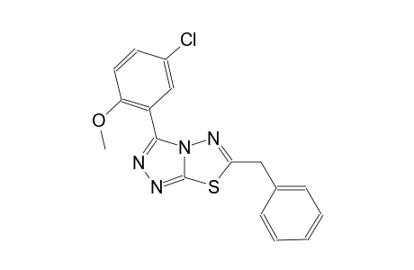 [1,2,4]triazolo[3,4-b][1,3,4]thiadiazole, 3-(5-chloro-2-methoxyphenyl)-6-(phenylmethyl)-