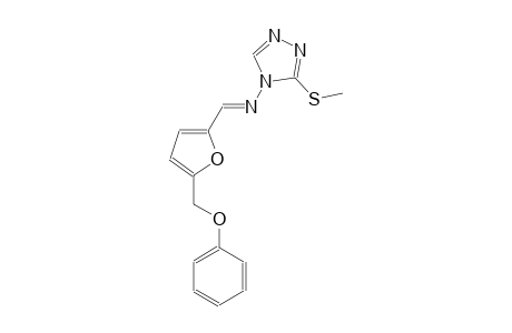 3-(methylsulfanyl)-N-{(E)-[5-(phenoxymethyl)-2-furyl]methylidene}-4H-1,2,4-triazol-4-amine