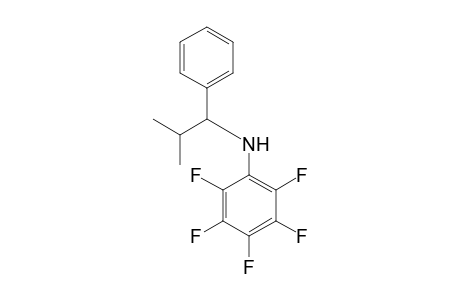 N-Pentafluorophenyl-N-(2-methyl-1-phenylpropyl)amine