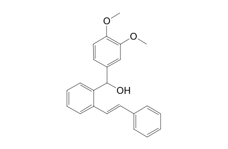 (E)-(3,4-Dimethoxyphenyl)(2-stilbenyl)methanol