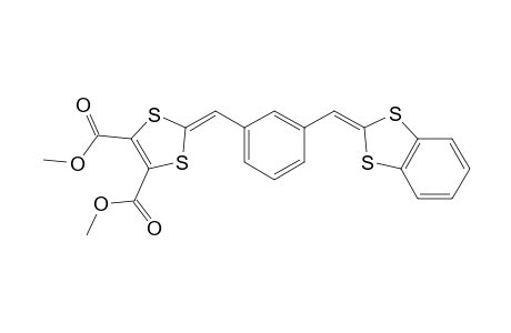 2-[3-(1,3-benzodithiol-2-ylidenemethyl)benzylidene]-1,3-dithiole-4,5-dicarboxylic acid dimethyl ester