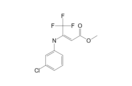 METHYL-3-(N-3-CHLOROPHENYL)-AMINO-4,4,4-TRIFLUORO-2-BUTENOATE
