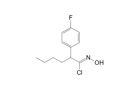 2-(4-Fluorophenyl)hexanohydroximoyl chloride