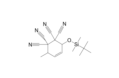 3-(TERT.-BUTYLDIMETHYLSILYLOXY)-6-METHYLCYCLOHEX-4-ENE-1,1,2,2-TETRACARBONITRILE