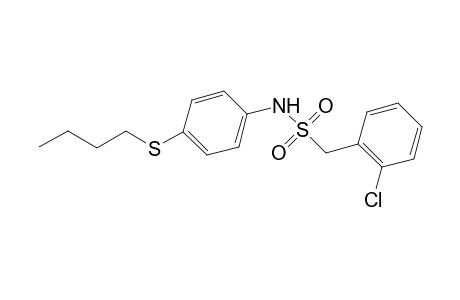 Methanesulfonamide, N-(4-butylsulfanylphenyl)-c-(2-chlorophenyl)-
