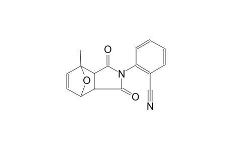 2-(4-methyl-1,3-dioxo-1,3,3a,4,7,7a-hexahydro-2H-4,7-epoxyisoindol-2-yl)benzonitrile