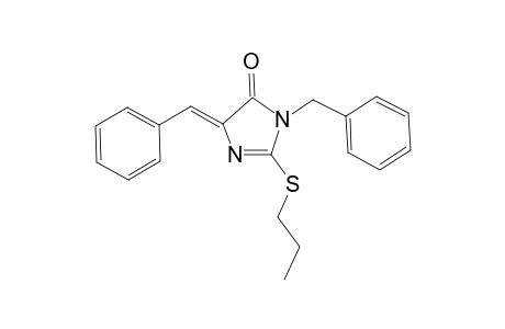 3-Benzyl-5-benzylidene-2-propylsulfanyl-imidazol-4-one