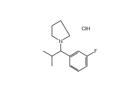1-(m-FLUORO-alpha-ISOPROPYLBENZYL)PYRROLIDINE, HYDROCHLORIDE