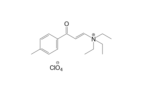 trans-(3-oxo-3-p-tolylpropenyl)triethylammonium perchlorate