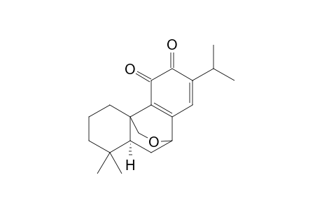 1,3,4,9,10,10a-Hexahydro-6-hydroxy-1,1-dimethyl-7-(methylethyl)-2H-9,4a-(epoxymethano)phenanthrene-5,6-dione