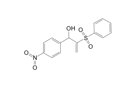 1-(4-nitrophenyl)-2-(phenylsulfonyl)prop-2-en-1-ol