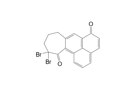 11,11-Dibromo-8,9,10,11-tetrahydro-6H,12H-cyclohepta[a]phenalene-6,12-dione