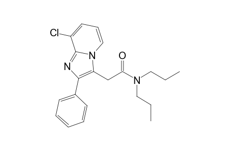 N,N-Di-n-propyl-(2-phenyl-8-chloroimidazo[1,2-a]pyridin-3-yl)acetamide