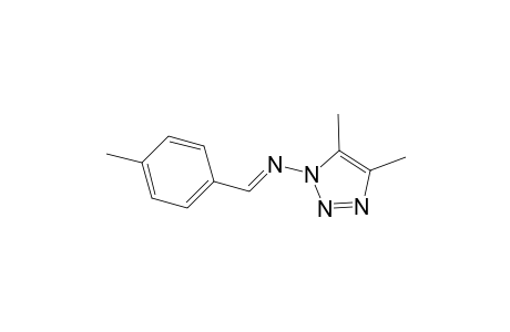 1H-1,2,3-Triazol-1-amine, 4,5-dimethyl-N-[(4-methylphenyl)methylene]-