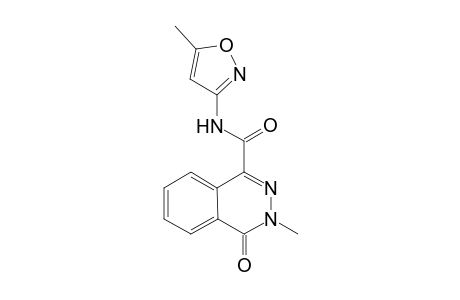 1-Phthalazinecarboxamide, 3,4-dihydro-3-methyl-N-(5-methyl-3-isoxazolyl)-4-oxo-