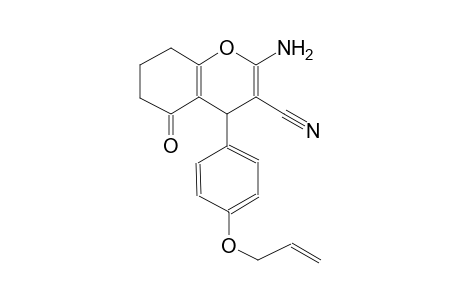 4H-1-benzopyran-3-carbonitrile, 2-amino-5,6,7,8-tetrahydro-5-oxo-4-[4-(2-propenyloxy)phenyl]-