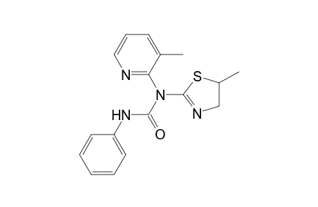 1-(5-Methyl-4,5-dihydro-1,3-thiazol-2-yl)-1-(3-methylpyridin-2-yl)-3-phenylurea