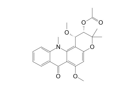 (+/-)-CIS-2-ACETOXY-1-METHOXY-1,2-DIHYDROACRONYCINE