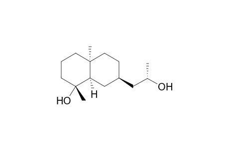 [2R-[2a.alpha.(S*),4a.alpha.,8.beta.,8a.alpha.)]]-2-(Decahydro-8-hydroxy-.alpha.,4a,8-trimethyl-2-naphthalenyl)ethanol