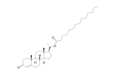 (+)-(20-S)-20-O-MYRISTOLPREGN-4-EN-3-ONE