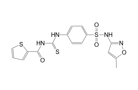 N-(5-methyl-3-isoxazolyl)-4-({[(2-thienylcarbonyl)amino]carbothioyl}amino)benzenesulfonamide