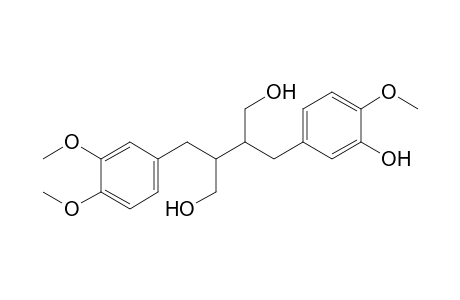 2-(3-Hydroxy-4-methoxybenzyl)-3-(3,4-dimethoxybenzyl)-1.4-butanediol