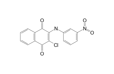 2-Chloro-3-[(3-nitrophenyl)amino]naphthalene-1,4-dione