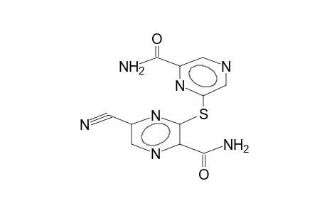 2-CARBAMOYL-3-(6-CARBAMOYL-2-PYRAZINYL)THIO-5-CYANOPYRAZINE