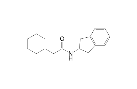 2-Cyclohexyl-N-(2,3-dihydro-1H-inden-2-yl)acetamide