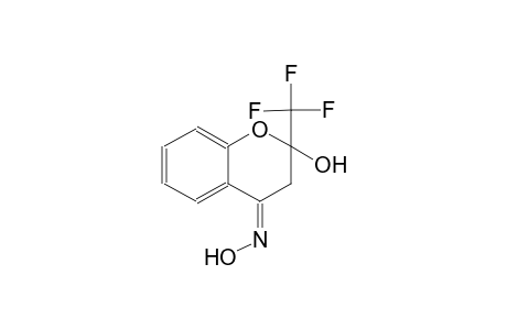 4H-1-benzopyran-4-one, 2,3-dihydro-2-hydroxy-2-(trifluoromethyl)-, oxime, (4Z)-
