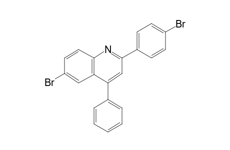 6-Bromo-2-(4-bromo-phenyl)-4-phenyl-quinoline