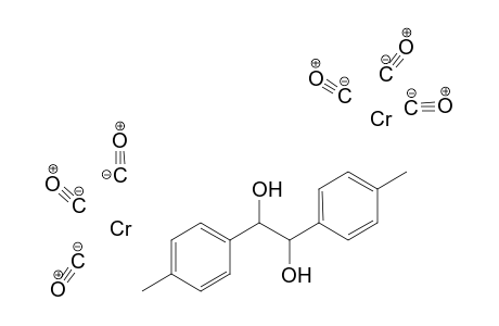 1,2-Bis[tricarbonyl(p-methylbenzyl)chromium]-1,2-dihydroxyethane complex