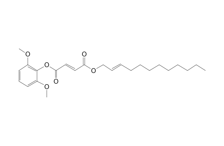 Fumaric acid, 2,6-dimethoxyphenyl dodec-2-en-1-yl ester