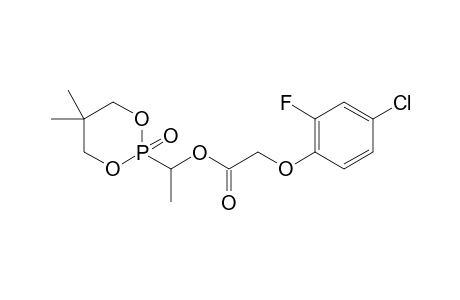 2-(2-fluoro-4-chlorophenoxyacetoxy)(methyl)methyl-5,5-dimethyl-1,3,2-dioxaphospha-2-onephosphonate