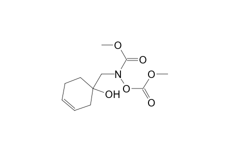 N,O-bis(methoxycarbonyl)-N-[(1-hydroxy-3-cyclohexen-1-yl)methyl]hydroxylamine