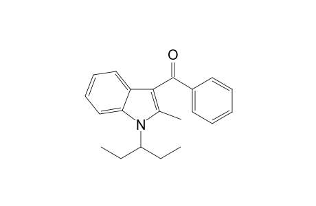 3-Benzoyl-2-methyl-1-(3-pentyl)indole