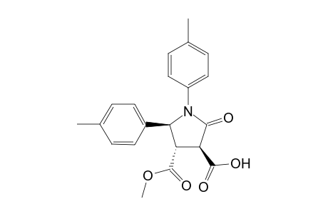 N-p-Methylphenyl-trans,trans-.alpha.-carboxyl-.beta.-methoxycarbonyl-.gamma.-p-methylphenyl-.gamma.-butyrolactam